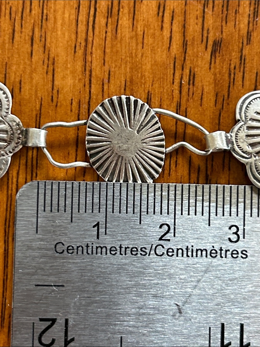Navajo Silver Concho belt/necklace- Roger Skeet - Picture 17 of 17